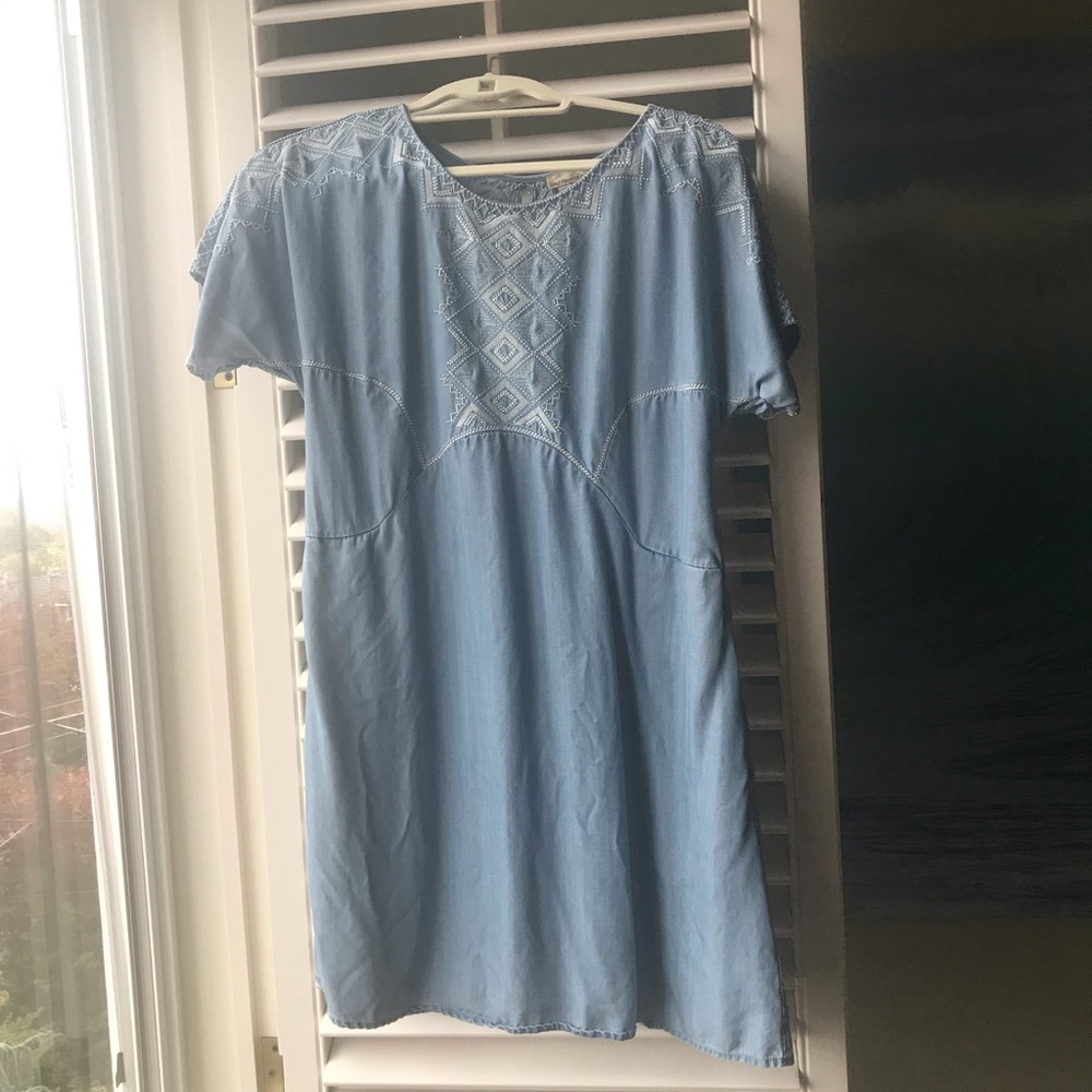 Jean short dress